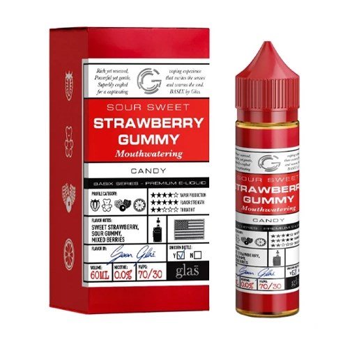 Strawberry Gummy by Glas Basix Series 60ml