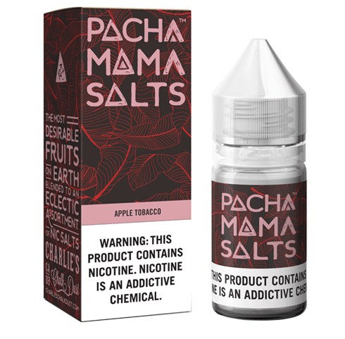 Vaping the Apple Tobacco by Pachamama Salts 30ml