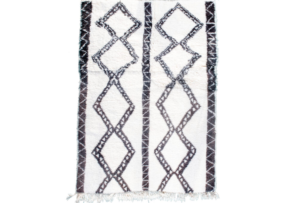 Versatile And Coherent Beni Ourain Rug Blends With Every Interior Style