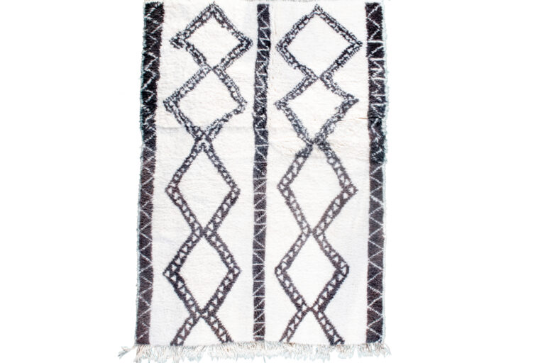 Versatile And Coherent Beni Ourain Rug Blends With Every Interior Style