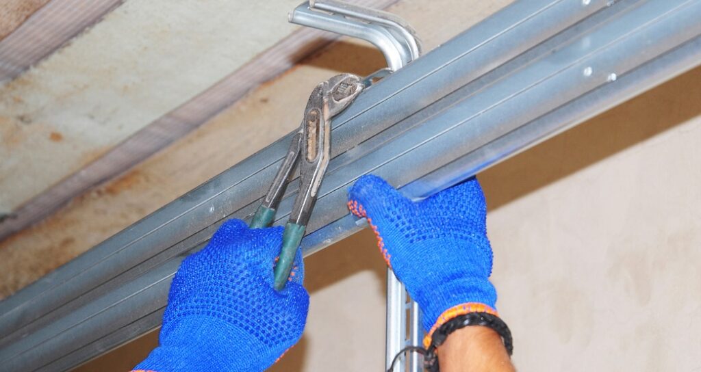 Garage Door Bent Track Repair VA