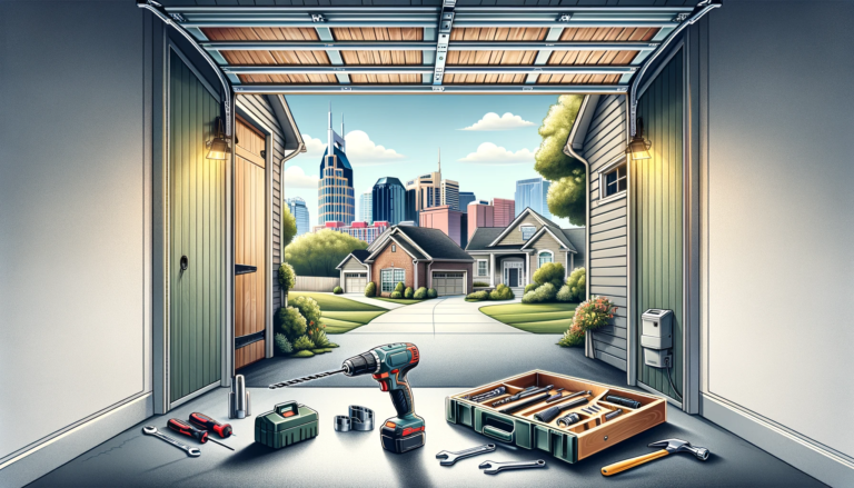 Garage door panel replacement in Nashville