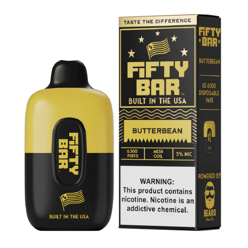 Butterbean Disposable Vape (6500 Puffs) by Fifty Bar