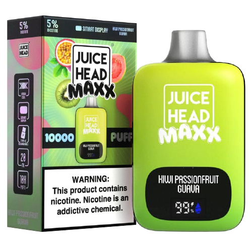 Kiwi Passionfruit Guava Disposable Vape (10000 Puffs) by Juice Head Maxx