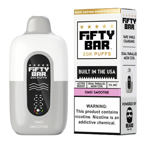 OMG! Smoothie Disposable Vape (20000 Puffs) by Fifty Bar 20K