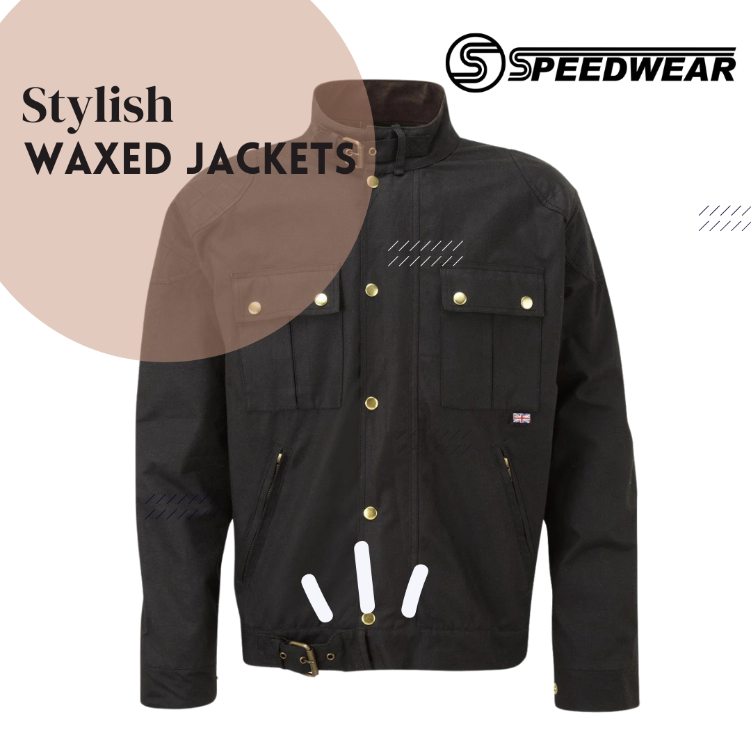 stylish waxed jacket