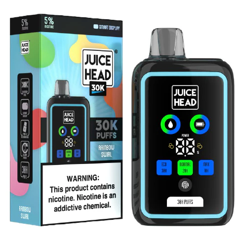 Rainbow Swirl Disposable Vape (30000 Puffs) by Juice Head 30K