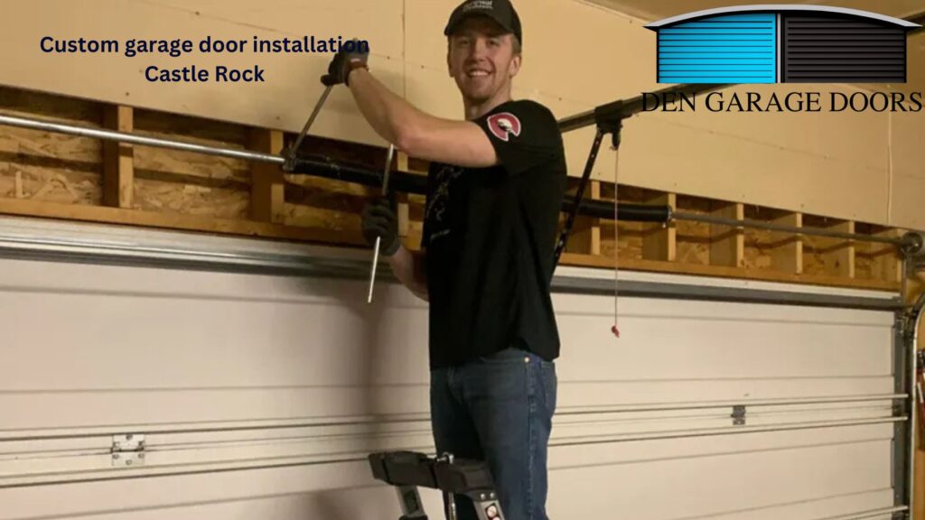 Custom garage door installation Castle Rock