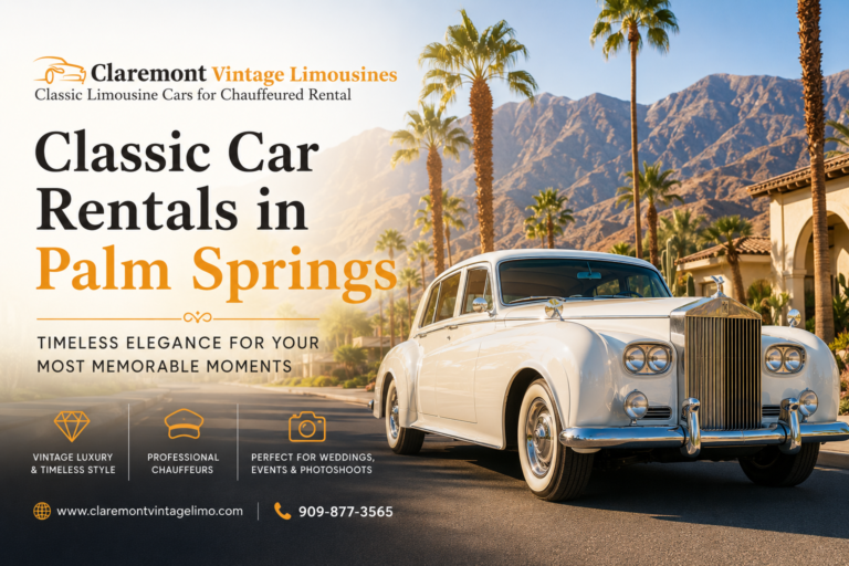 Why Classic Car Rentals in Palm Springs Are the Ultimate Choice for Luxury Events